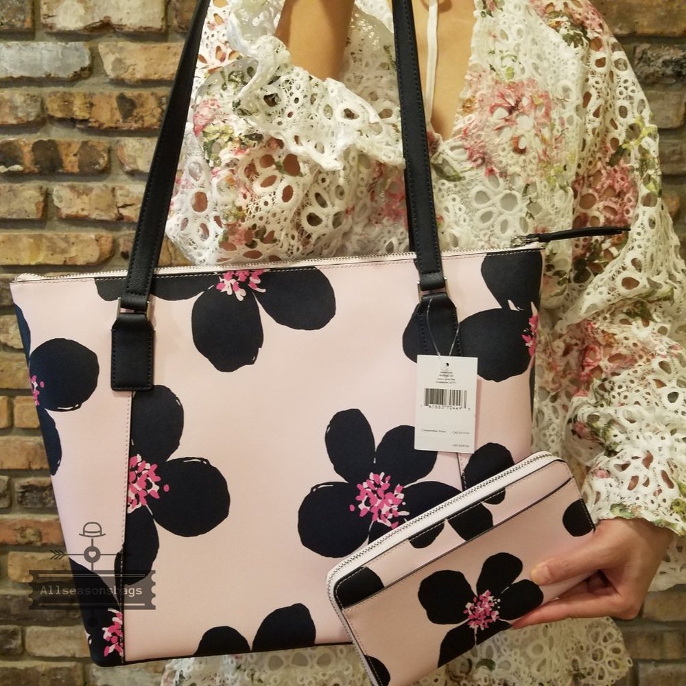 Kate spade Cameron Pocket tote LARGE + wallet new - Picture 10 of 12